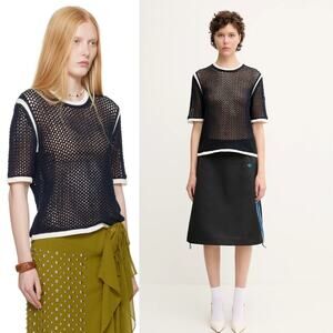 NEW Adidas x Wales Bonner Knit Tee Night Indigo & Wonder White Sz XL Urban Luxe